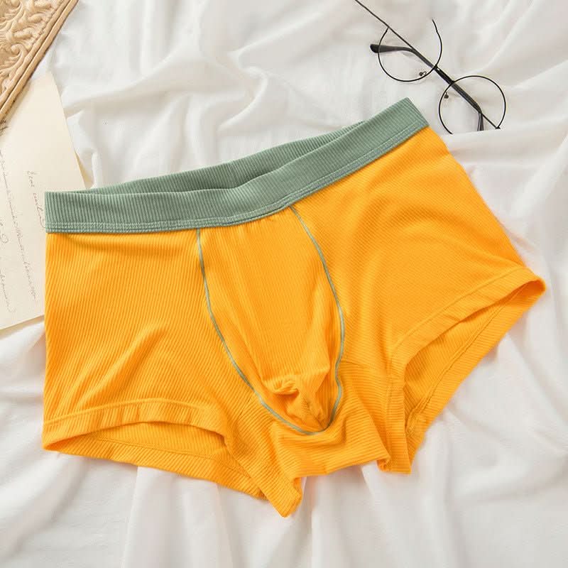 Men's Boxer Briefs Breathable Cotton Mid Waisted - Eshtree