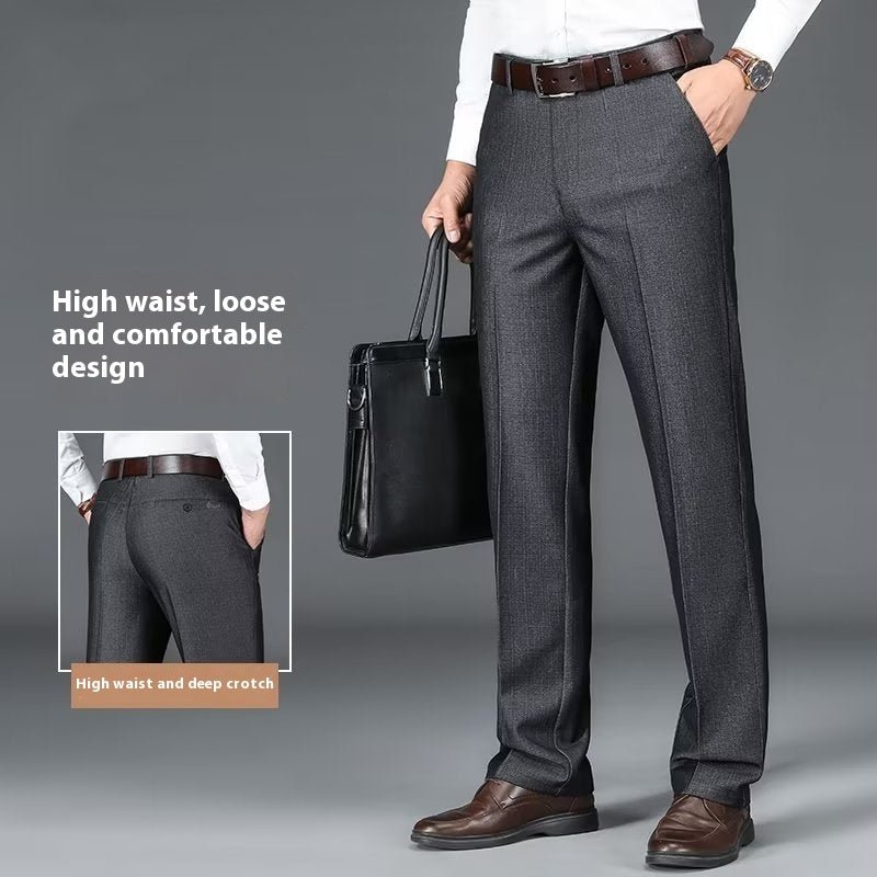Men's Business Suit Pants Draped Casual Pants - Eshtree