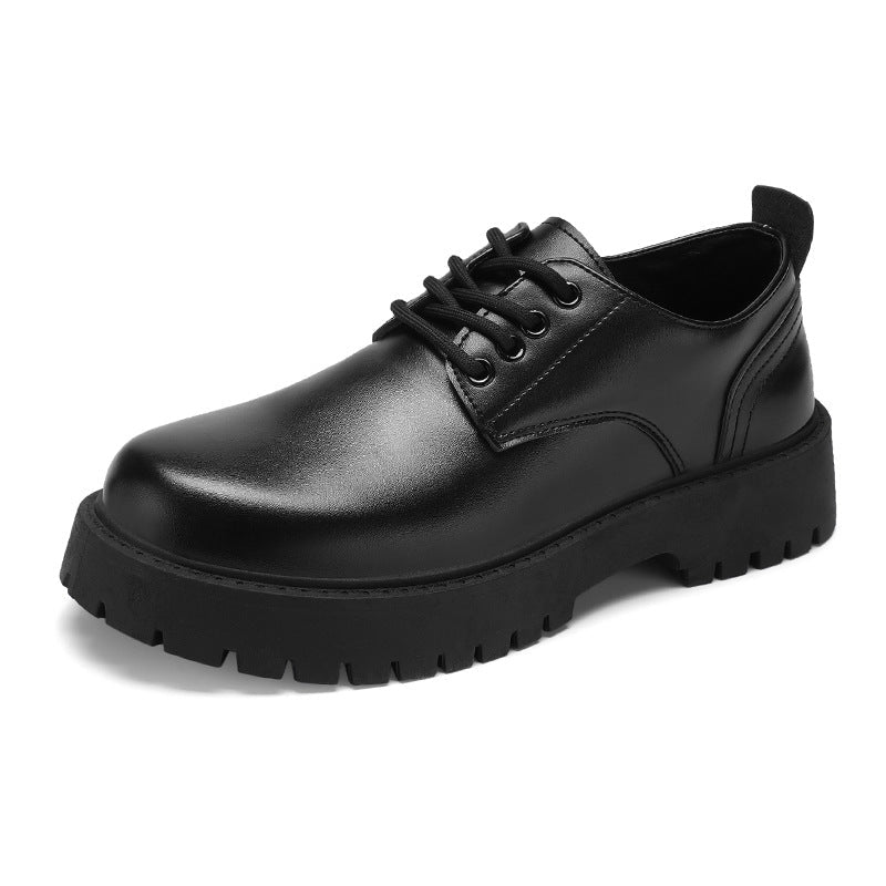 Mens Business Waterproof Black Leather Shoes - Eshtree