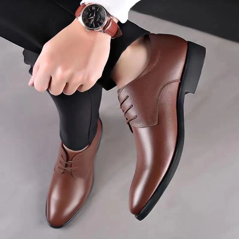 Men's Casual Business Formal Wear Leather Shoes - Eshtree