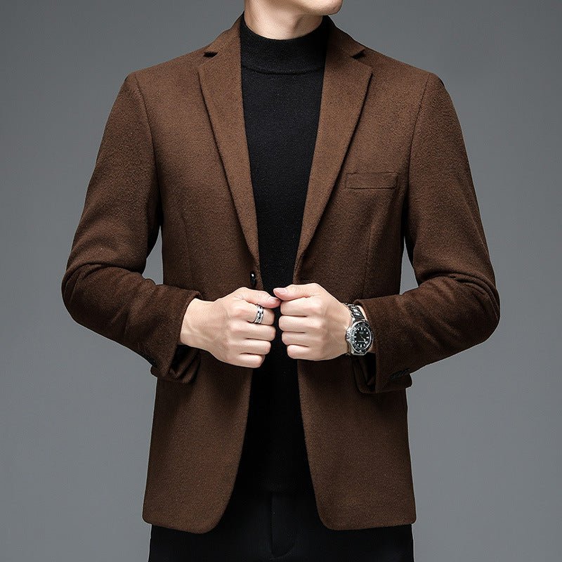 Mens Casual Wool Suit For Fall And Winter - Eshtree