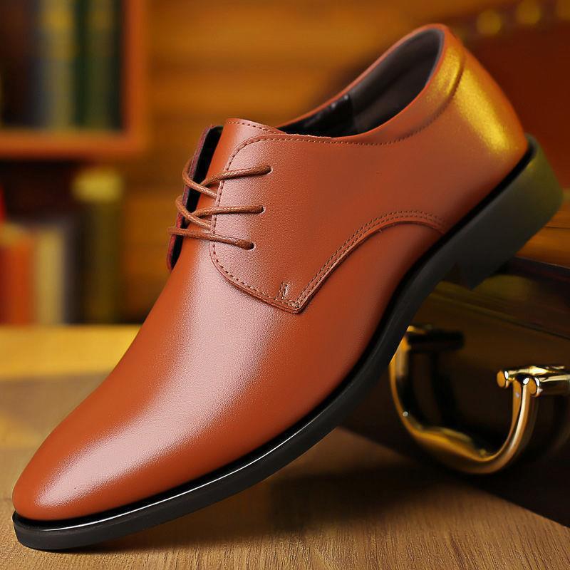 Men's Leather Shoes Business Formal Wear - Eshtree