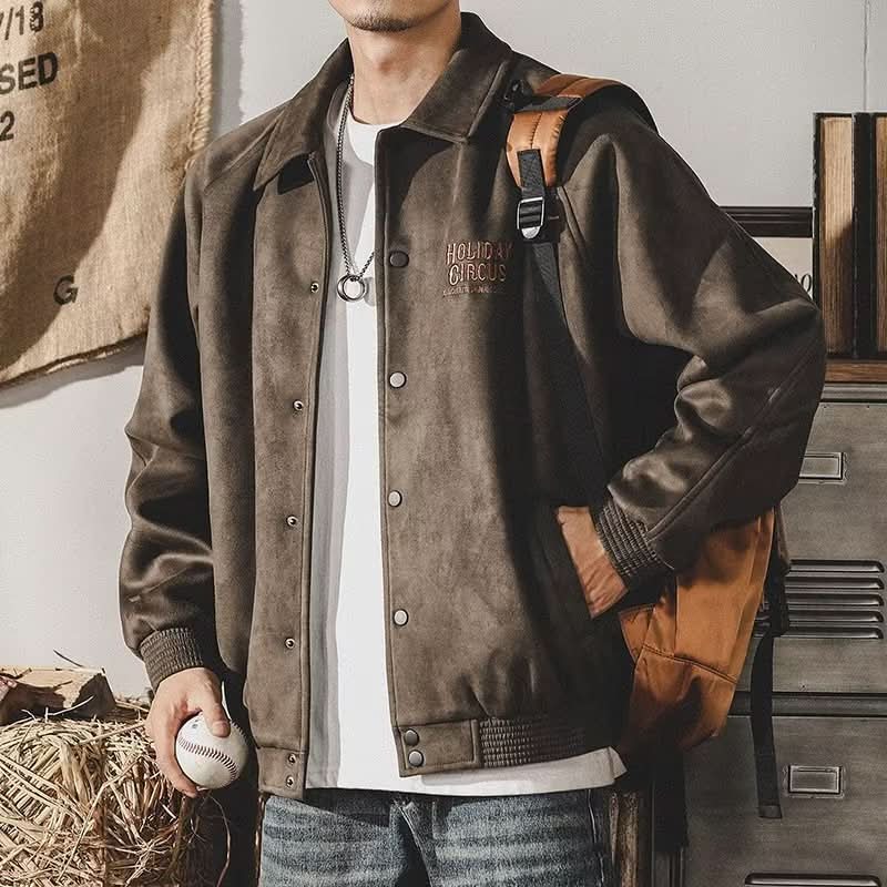 Mens Loose - Fit Heavyweight Insulated Jacket For Spring And Autumn From A Trendy Brand - Eshtree