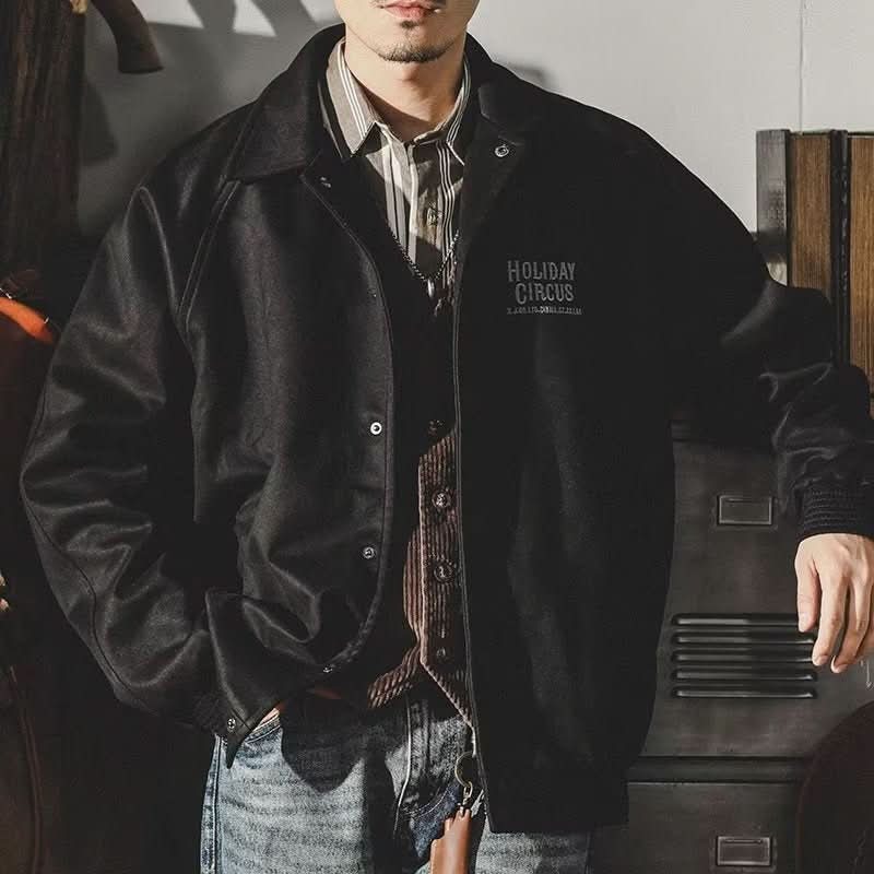 Mens Loose - Fit Heavyweight Insulated Jacket For Spring And Autumn From A Trendy Brand - Eshtree