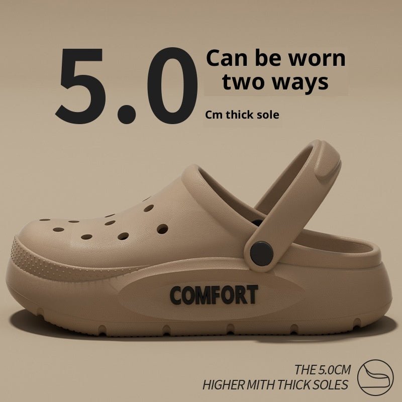 Men's Perforated Shoes For Summer Outdoor Wear With A Cushioned Stepping Sensation - Eshtree