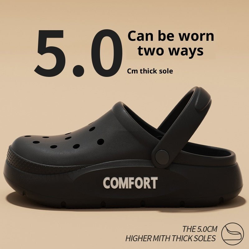 Men's Perforated Shoes For Summer Outdoor Wear With A Cushioned Stepping Sensation - Eshtree