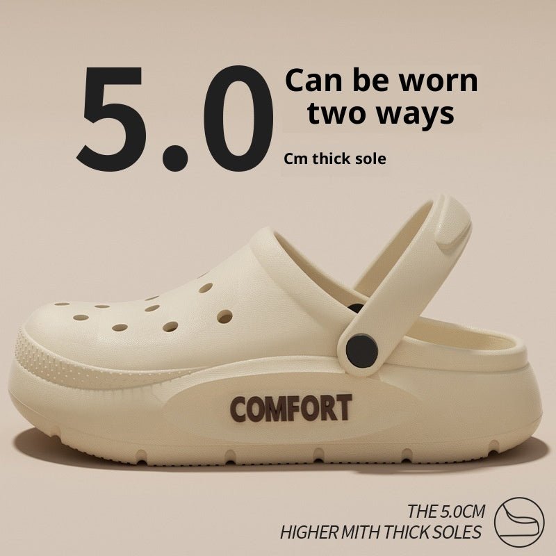 Men's Perforated Shoes For Summer Outdoor Wear With A Cushioned Stepping Sensation - Eshtree