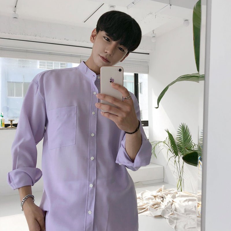 Men's Retro Casual Loose Handsome Shirt - Eshtree