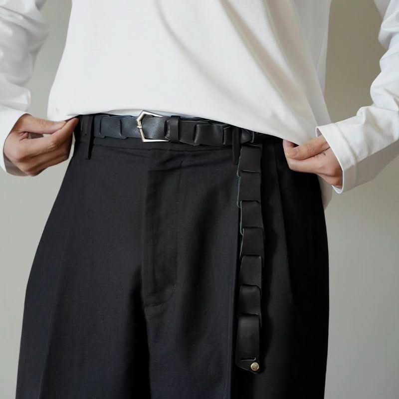 Men's Special - shaped Buckle Stitching Pant Belt - Eshtree