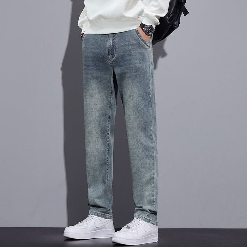 Mens Straight - Leg Loose - Fit Street - Style Wide - Leg Denim Jeans - Eshtree