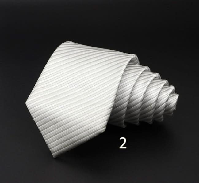 Men's Striped British Gentleman Polyester Fiber Tie - Eshtree