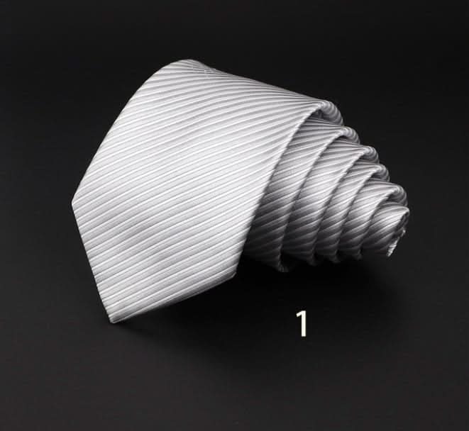 Men's Striped British Gentleman Polyester Fiber Tie - Eshtree