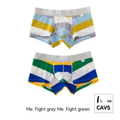 Men's Striped Print Boxer Briefs - Eshtree