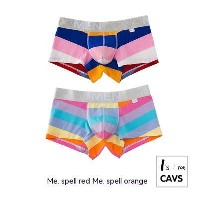 Men's Striped Print Boxer Briefs - Eshtree