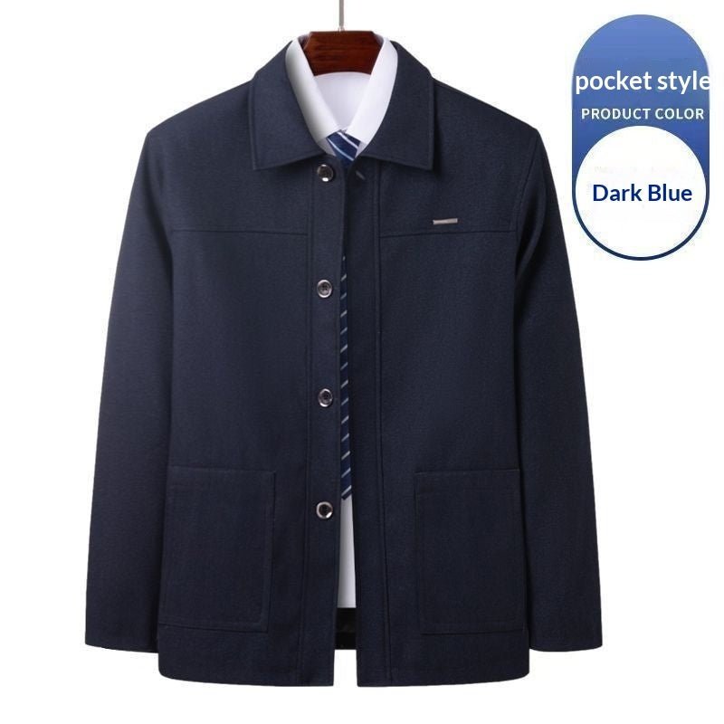 Mens Stylish Casual Loose - fitting Lapel Jacket - Eshtree