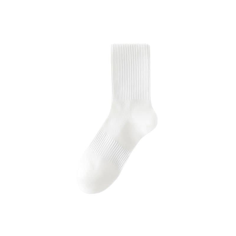 Men's Summer Thin Mesh Breathable White Socks - Eshtree
