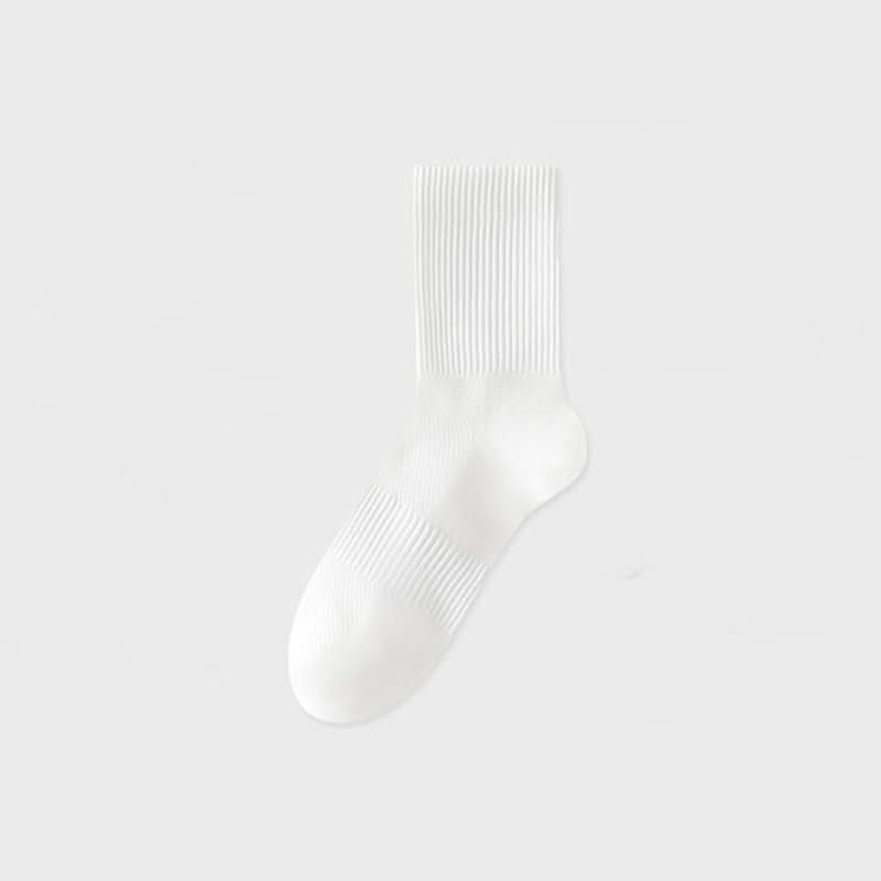 Men's Summer Thin Mesh Breathable White Socks - Eshtree