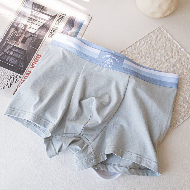 Men's Underwear Mid - waist Cartoon Rabbit Modal Cotton - Eshtree