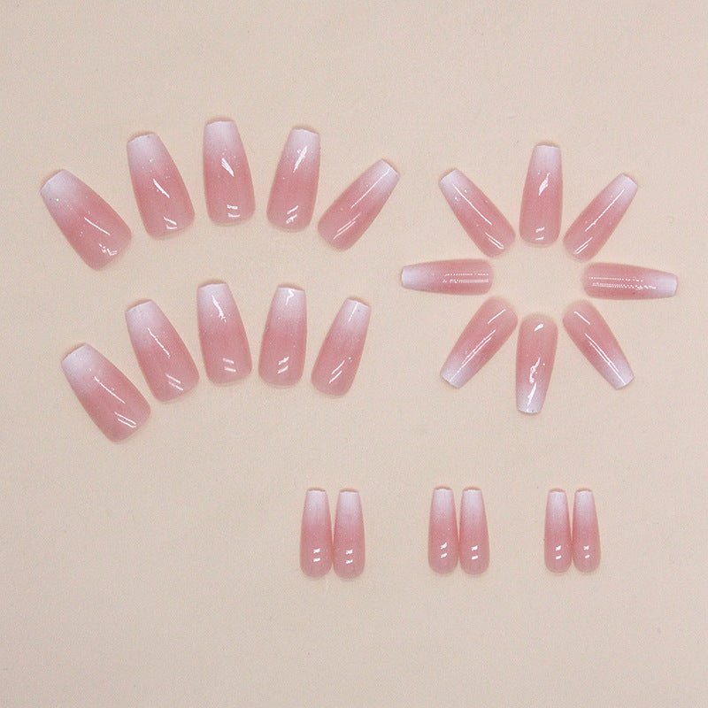 Mid - length Ballet Nail Manicure Wearable Nail Sticker - Eshtree