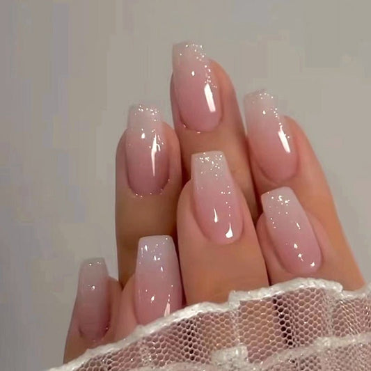 Mid - length Ballet Nail Manicure Wearable Nail Sticker - Eshtree