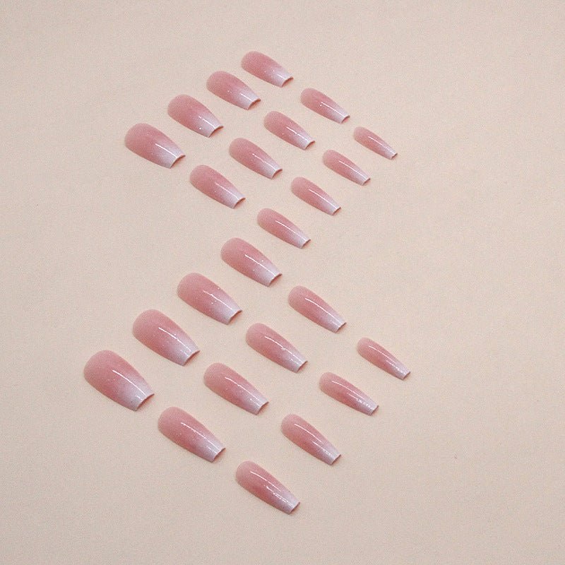 Mid - length Ballet Nail Manicure Wearable Nail Sticker - Eshtree