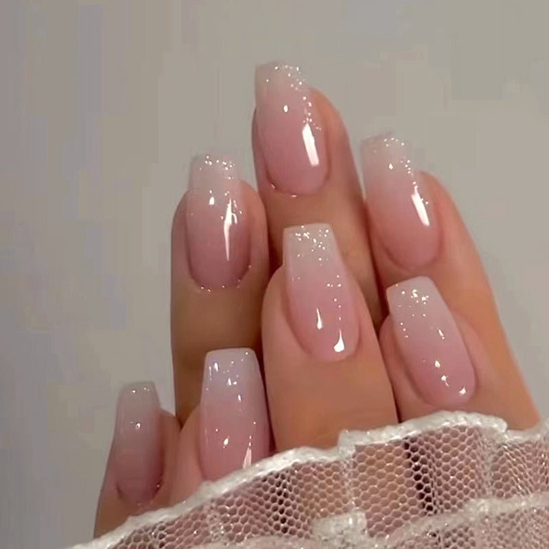 Mid - length Ballet Nail Manicure Wearable Nail Sticker - Eshtree