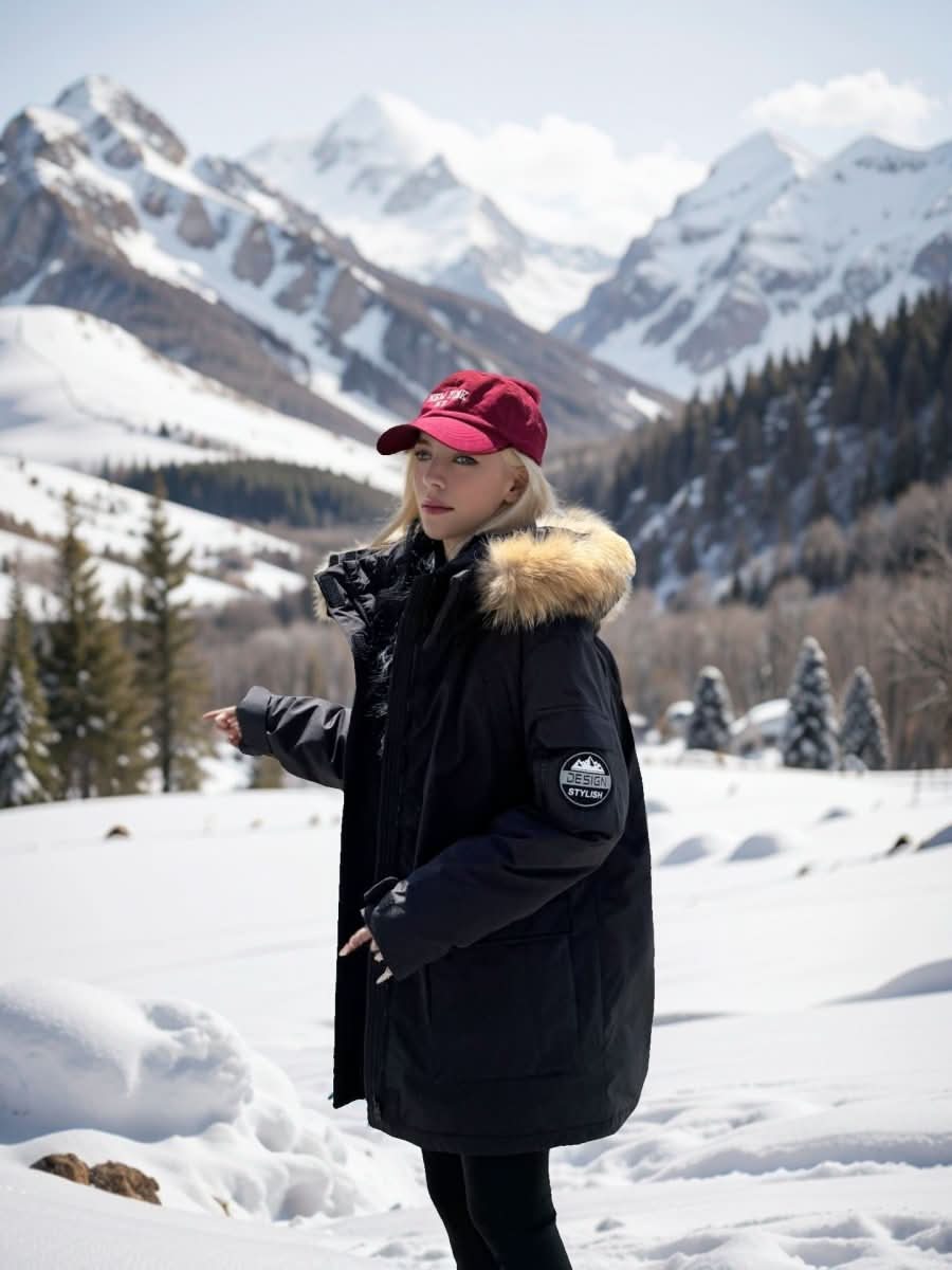 Mid - length Thermal Cotton Coat Women - Eshtree