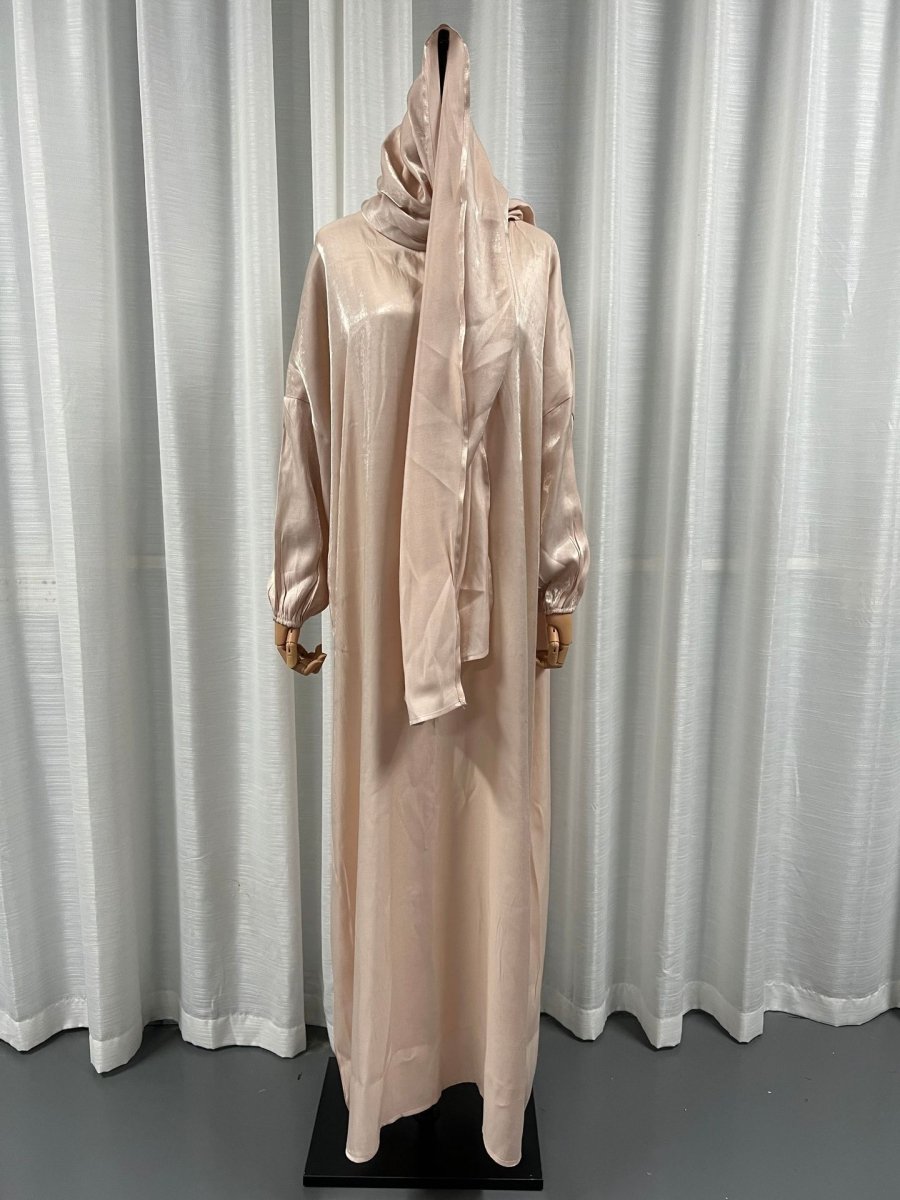 Middle East Dubai Muslim Robe Women's Clothing With Headscarf - Eshtree
