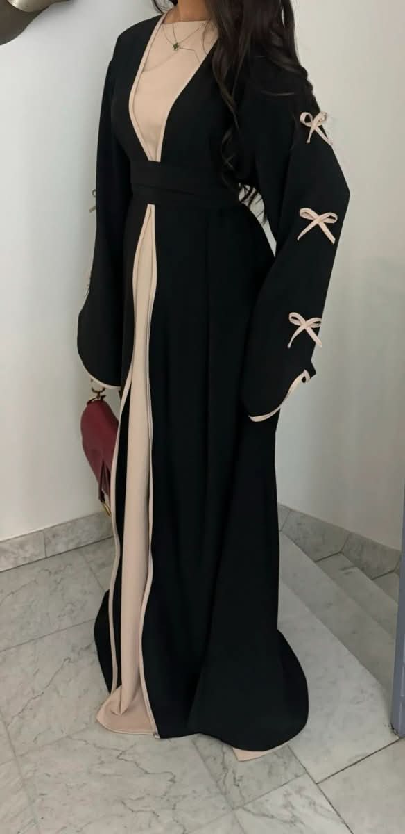 Middle East Dubai Pure Beauty Bow Robe Dress - Eshtree