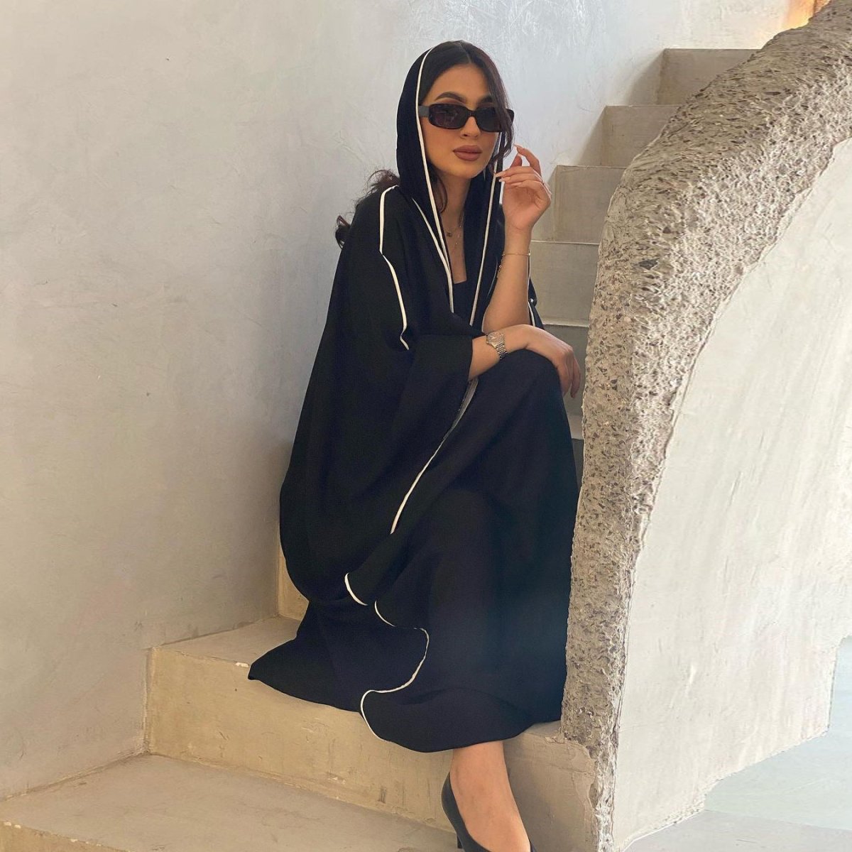 Middle East Muslim Robe Fashion Stripes - Eshtree