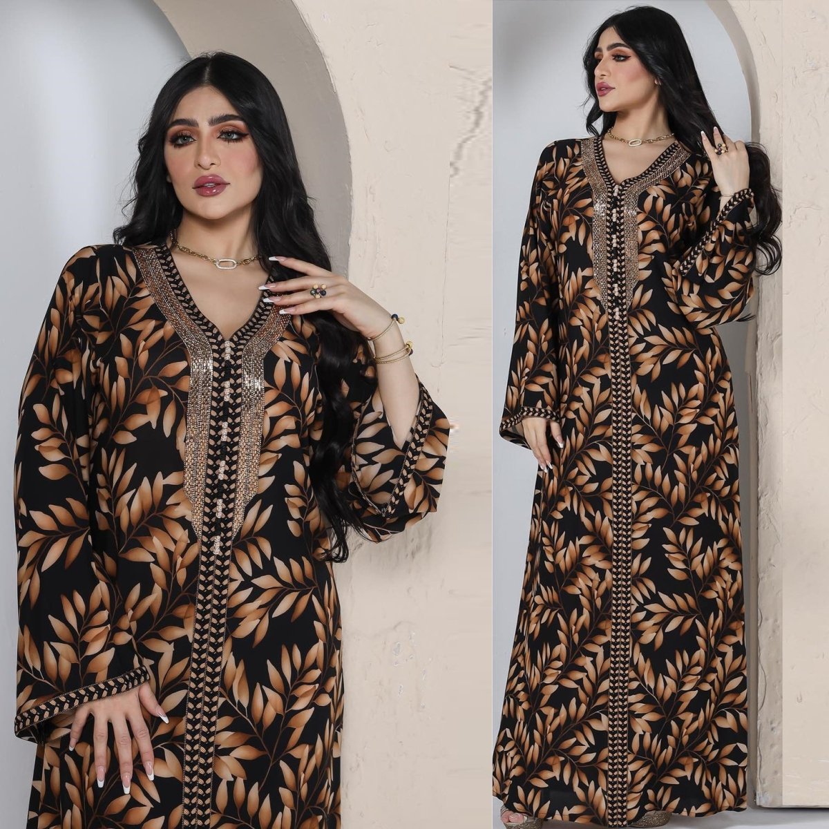 Middle East Muslim Women's Wear Arab Robe Dress - Eshtree