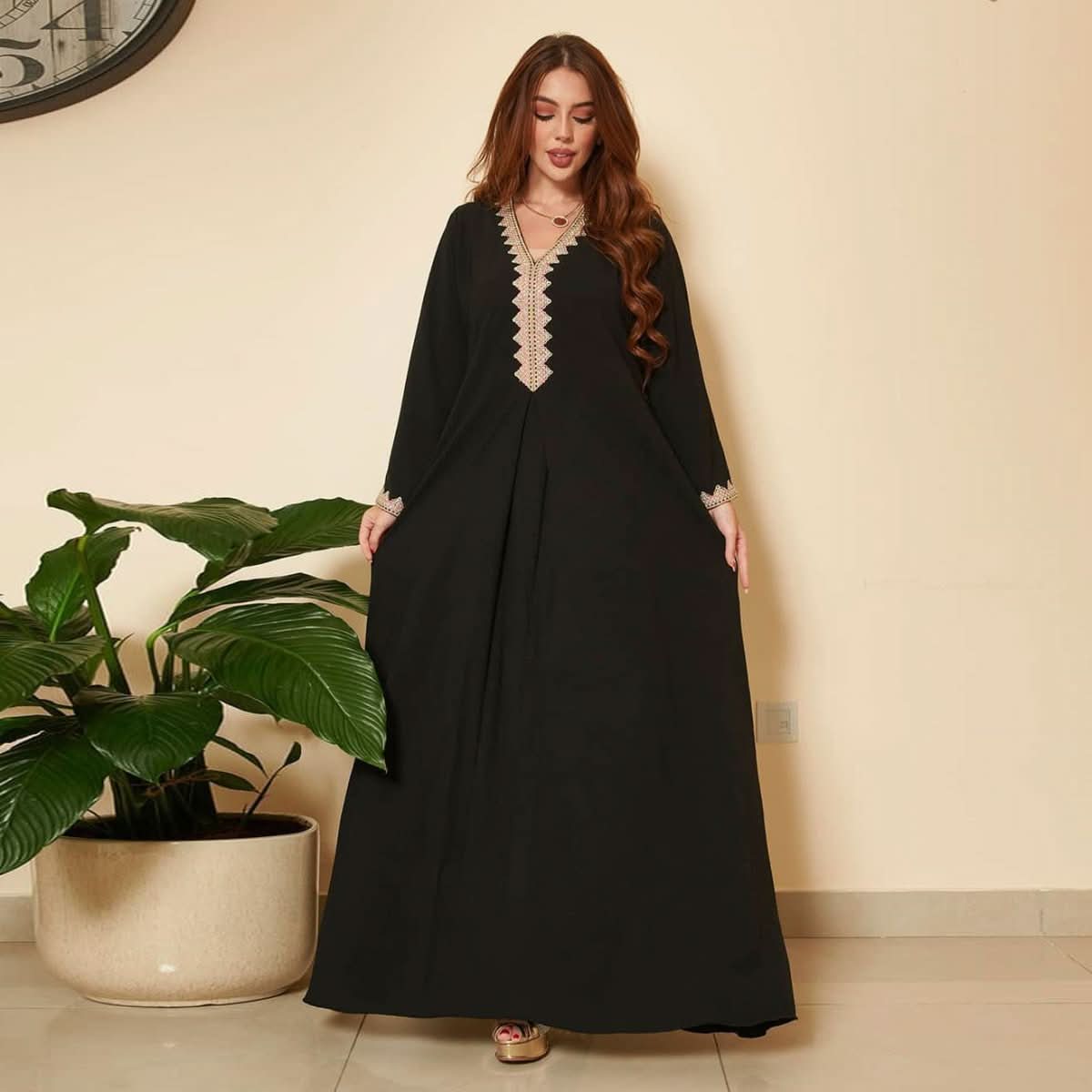 Middle East Muslim Women's Wear Swing Dress - Eshtree