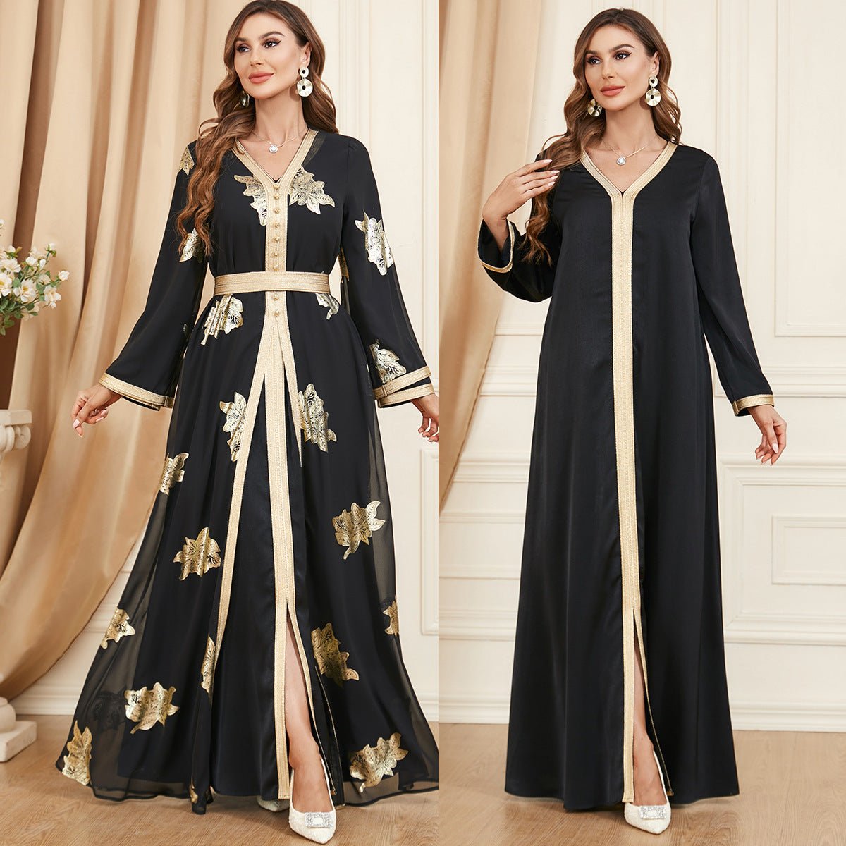 Middle Eastern Muslim Women's Two - piece Dress - Eshtree