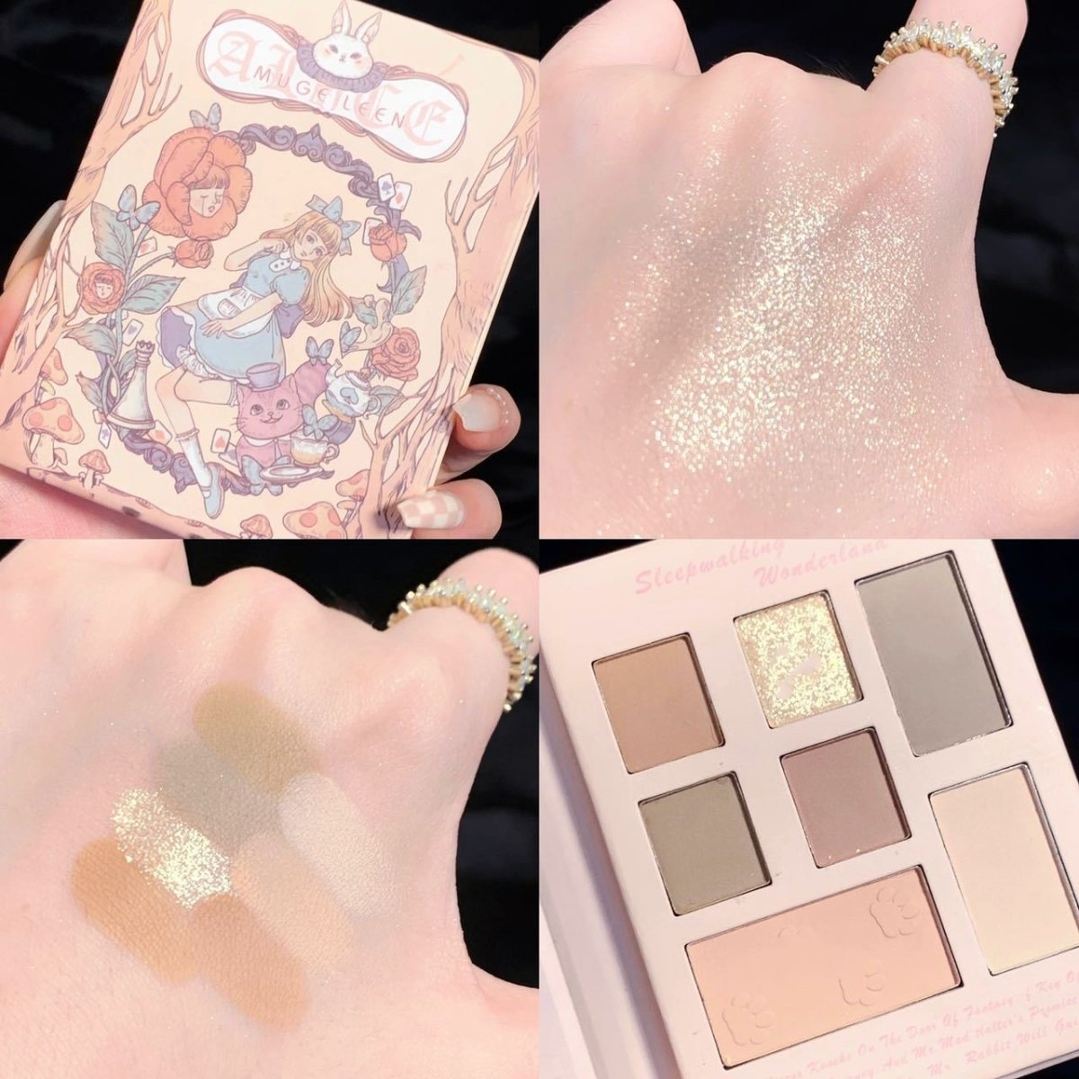 Midsummer Garden Powder Blusher Highlight Eye Shadow - Eshtree