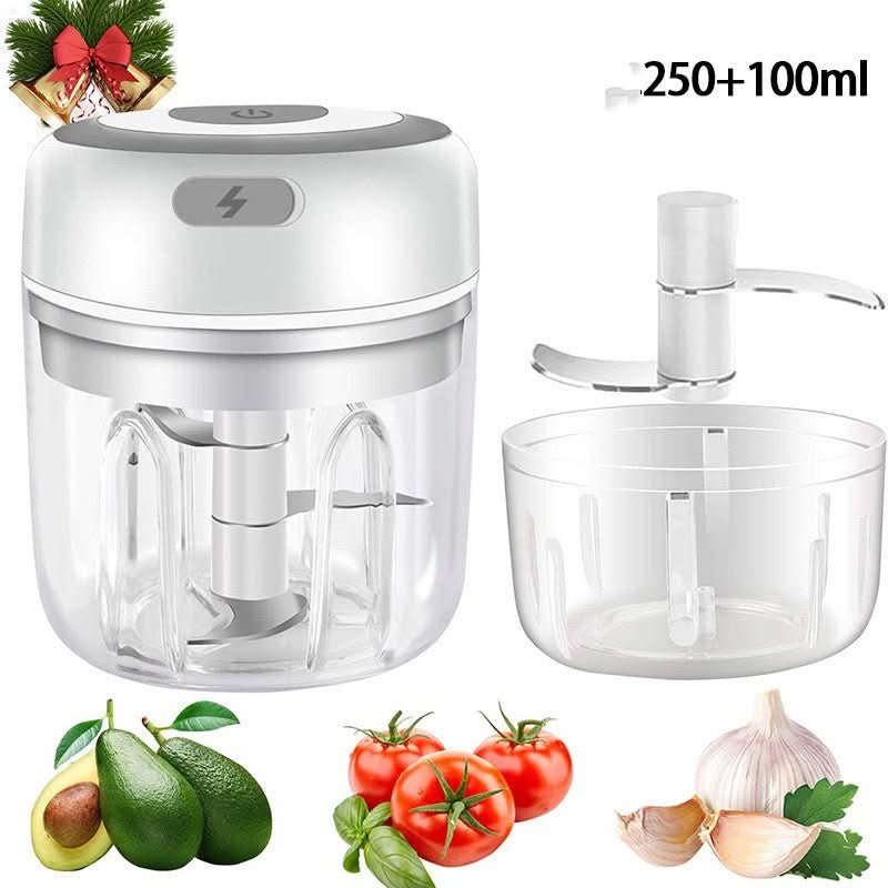 Mini Electric Garlic Chopper USB Charging Ginger Masher Machine Sturdy Durable Chili Vegetable Crusher Kitchen Tool - Eshtree