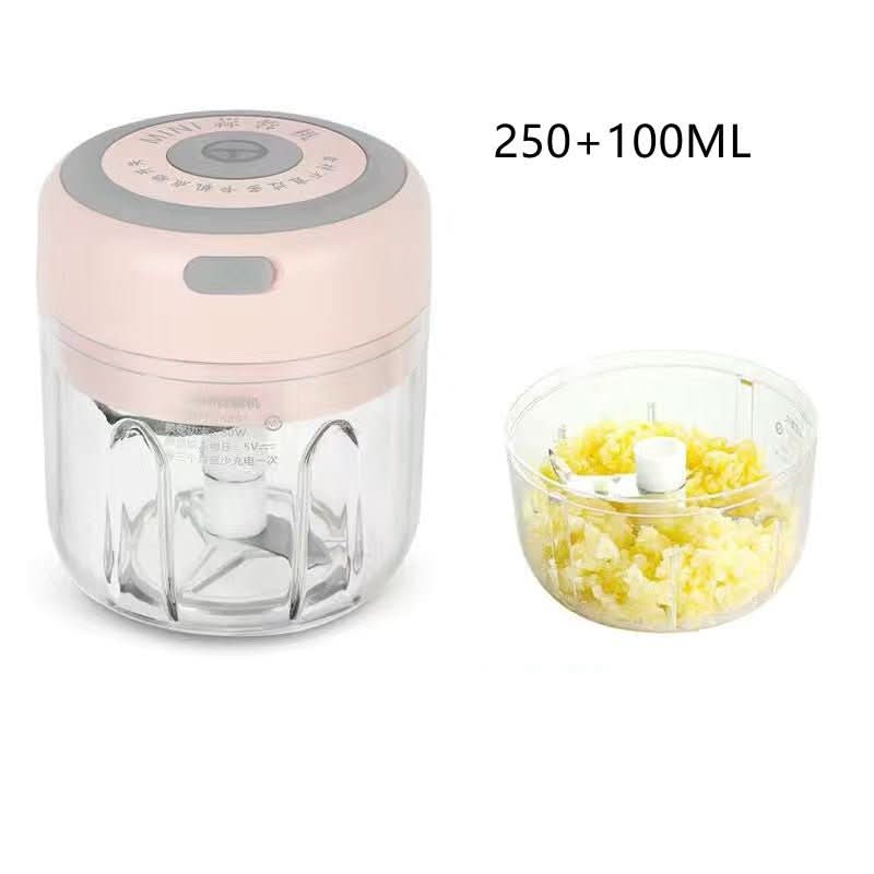 Mini Electric Garlic Chopper USB Charging Ginger Masher Machine Sturdy Durable Chili Vegetable Crusher Kitchen Tool - Eshtree