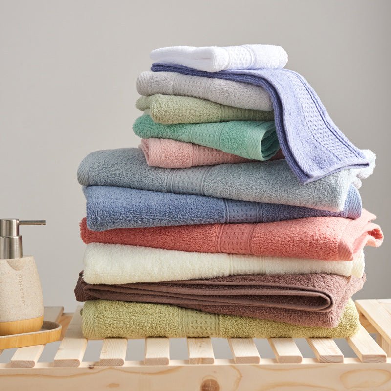 Minimalist Style Square Towel Towel Bath Towel Set Towel Pure Cotton - Eshtree