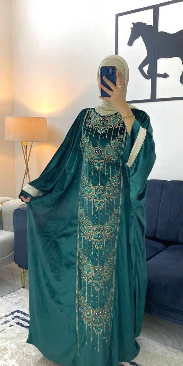 ملحفة فاخرة بخامة القطيفة الفرنساوي - Eshtree