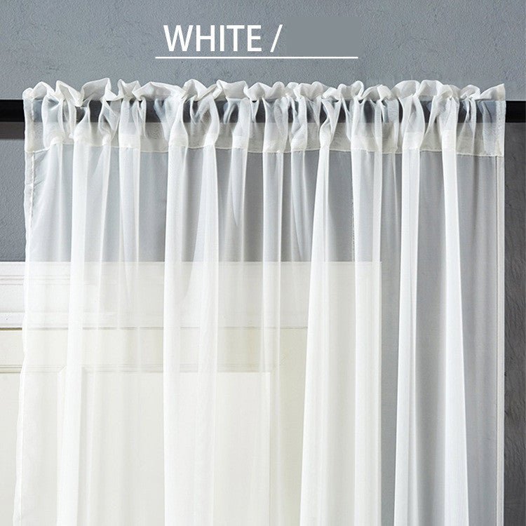 Modern And Simple Pure Color Cotton And Linen Window Screen - Eshtree