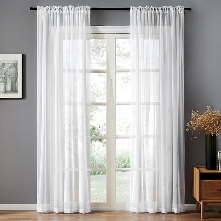 Modern And Simple Pure Color Cotton And Linen Window Screen - Eshtree