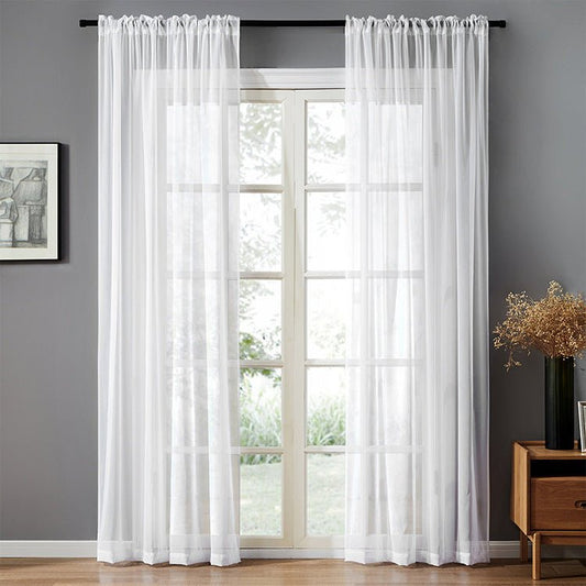 Modern And Simple Pure Color Cotton And Linen Window Screen - Eshtree