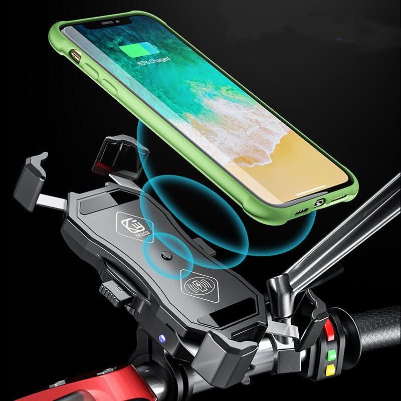 Motorcycle 15W Wireless Charging Mobile Phone Holder - Eshtree