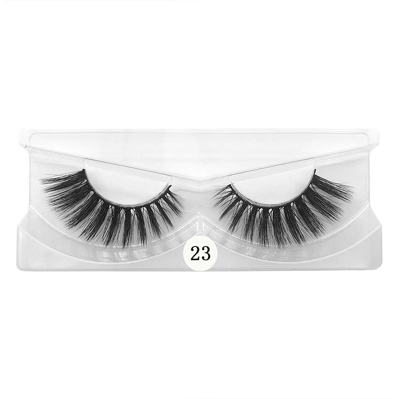 Multi - layer 3d False Eyelashes 1 Pair Set, Natural Volume - Eshtree