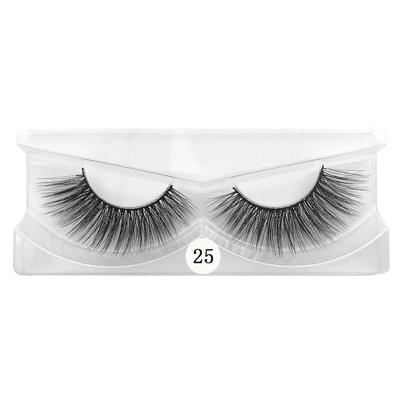 Multi - layer 3d False Eyelashes 1 Pair Set, Natural Volume - Eshtree