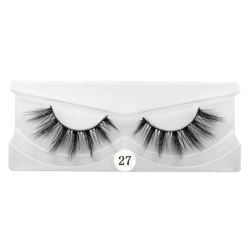 Multi - layer 3d False Eyelashes 1 Pair Set, Natural Volume - Eshtree