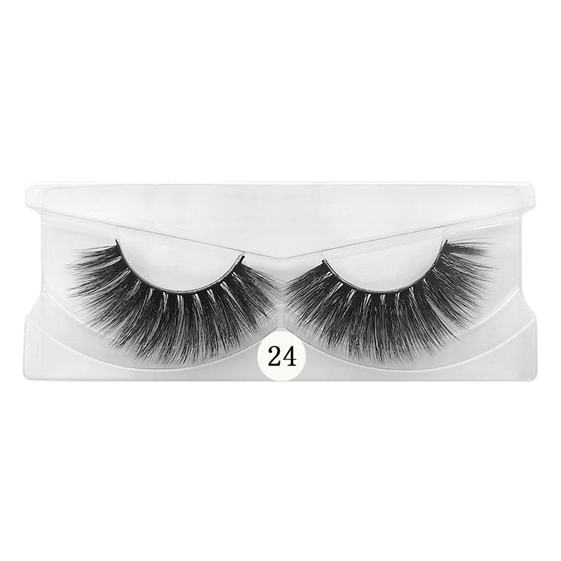 Multi - layer 3d False Eyelashes 1 Pair Set, Natural Volume - Eshtree