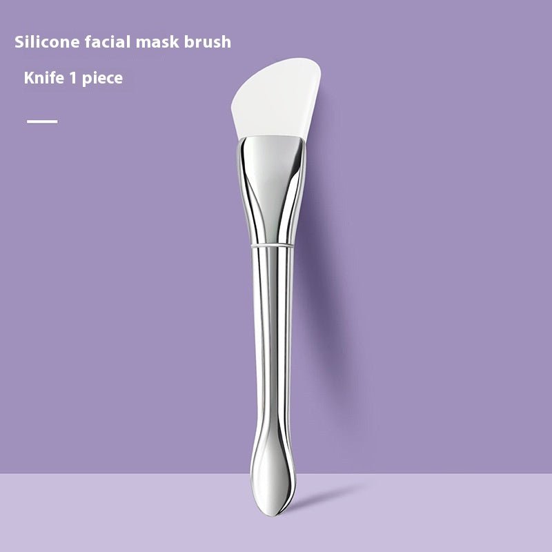 Multifunctional Beauty Makeup Brush Silver Rod Ultra - thin Flat Head - Eshtree