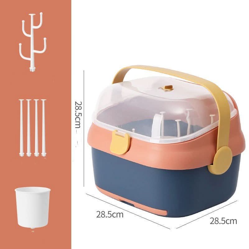 Multifunctional Drain Baby Supplies Bottle Drying Rack Storage Box - Eshtree