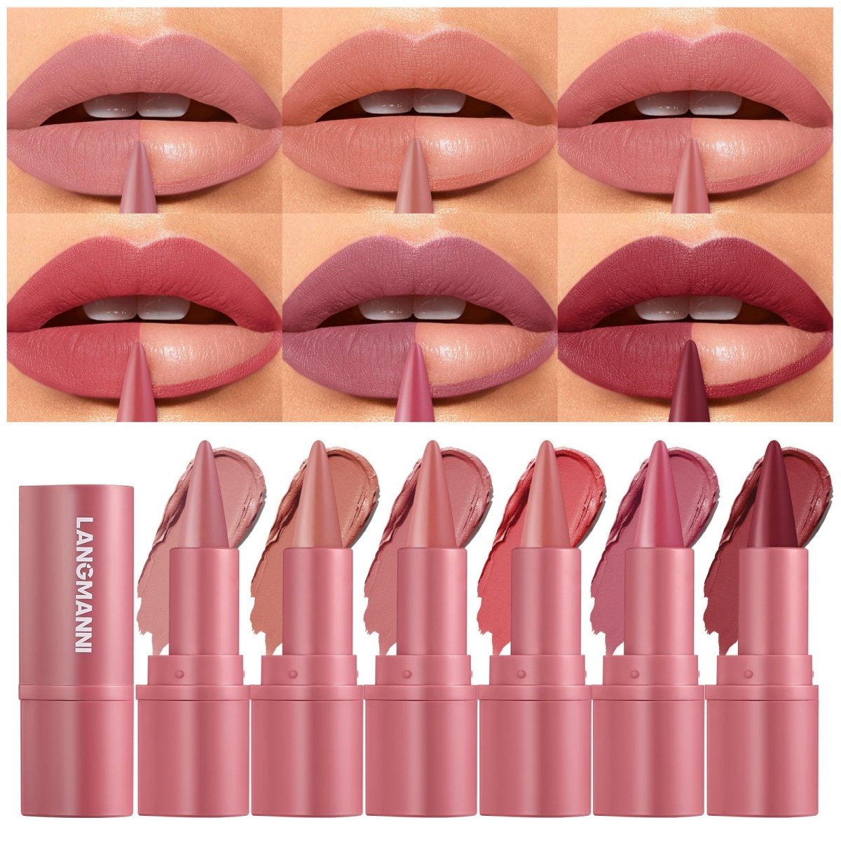 Multifunctional Lip Liner Lipstick Pen Matte - Eshtree