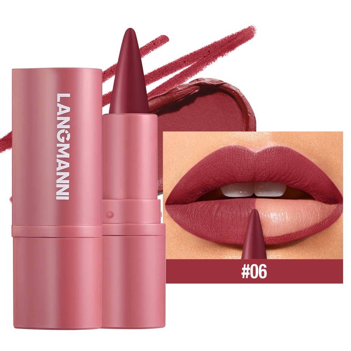 Multifunctional Lip Liner Lipstick Pen Matte - Eshtree